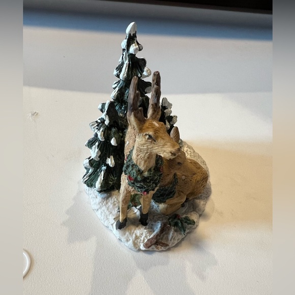 Two reindeer. Part of a Christmas village. - Picture 3 of 8